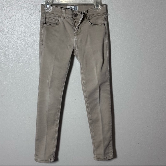 Jordache Kids Girls Khaki Tan Skinny Jeans Uniform Pants Size 8 Slim. - Picture 3 of 10